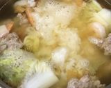 รูปขั้นตอนการทำที่ 6 ของ ข้าวต้มกุ้งหมู🦐🐷ทรงเครื่องสูตรน้ำท่วม~