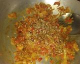 A picture of step 3 of Bombay masala sandwich 😋.