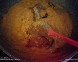 A picture of step 4 of Kadhai paneer.