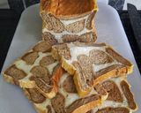 Foto langkah ke 9 dari resep Roti Tawar Belang-belang (Tanpa Telur, Empuk!).