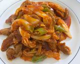 รูปขั้นตอนการทำที่ 8 ของ หมูผัดซอสเกาหลี (제육볶음 แจยุกบ๊กกึม)
