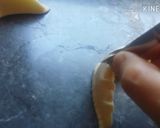 A picture of step 3 of Kaab el Ghazal with Almonds.