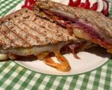 Une image de l'étape 6 de Croque monsieur gourmand au fromage de truffe.
