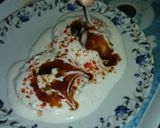 A picture of step 3 of Bread dahi bhalla.