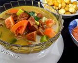 Foto langkah ke 5 dari resep Soto Paru Santan Simple.