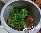 A picture of step 2 of Suvaa Aloo Gosht.