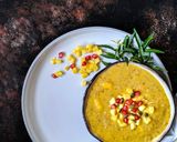 A picture of step 5 of Mango Daliya/ Mango porridge.