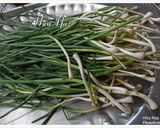 A picture of step 1 of Green Garlic Chutney.