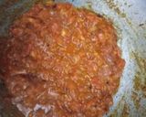 A picture of step 5 of Dhaba style paneer masala.
