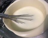 Une image de l'étape 6 de Flan « bonhomme » aux pêches de vigne.