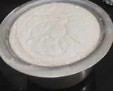 A picture of step 4 of Sponge Dosa (set dosa).