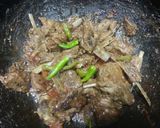 A picture of step 7 of Namkeen mutton karia.