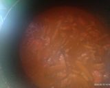 A picture of step 3 of Zhinga Aalo Narkol Ras.