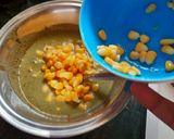 A picture of step 5 of Green masala cheese corn sandwich.