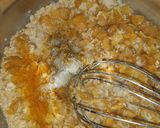 A picture of step 2 of Oats Corn flakes chila.