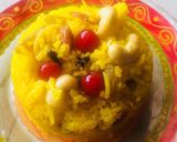 A picture of step 5 of Zarda(yellow methe chawal).