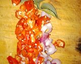 Foto langkah ke 3 dari resep Tumis terong bulat hijau teri bumbu pedas.