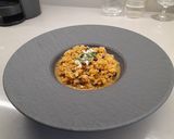 Foto del paso 12 de la receta: Risotto con trompeta de la muerte y manzana