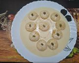A picture of step 3 of Suji Rasmalai.