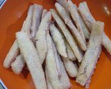 A picture of step 8 of Rice fries.