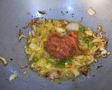 A picture of step 2 of Dahi Potol.