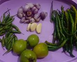Foto langkah ke 2 dari resep Sambal Hijau Teri Padang.