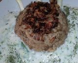 A picture of step 7 of Mujadara Rice.