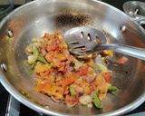 A picture of step 6 of South Indian lunch.