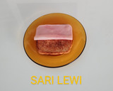 Foto del paso 3 de la receta: Desayuno caliente día 3>Leche con ColaCao>Tostada de jamón cocido>Mandarina y plátano