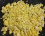 A picture of step 1 of Saffron peda.