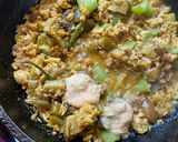 A picture of step 6 of Mach Shukto.
