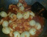 Foto langkah ke 4 dari resep Sambal Goreng Telur Puyuh Udang.