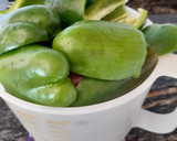Foto del paso 1 de la receta: Mermelada de pimientos verdes
