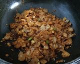 A picture of step 5 of Vagharelo/lasaniya rotlo.