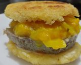 Foto del paso 8 de la receta: Arepa🫓rellena🥯de fiambre🧀de pollo casero y chutney de mango🧅🥭🌶️