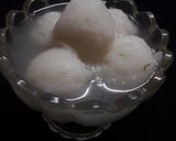 A picture of step 3 of Rice flour Rasogulla.