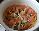 Foto del paso 5 de la receta 🇮🇹 Espagueti con salmón y brócoli 🇮🇹