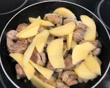 Foto del paso 2 de la receta: Pollo y manzana