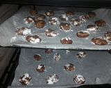 Une image de l'étape 8 de Crinkles au chocolat (biscuits de Noël).