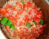 A picture of step 2 of Tomato omelet.