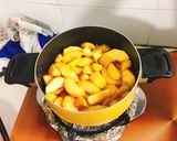 Hình bước làm 2 của món Trà đào