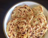 A picture of step 9 of Roti Canai.