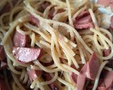 Foto del paso 3 de la receta: Pasta a la Carbonara con salchichas