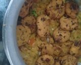 A picture of step 4 of Besani tikki sabzi.