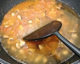 A picture of step 8 of Tomato mushroom tofu soup.