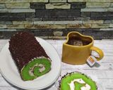 Foto langkah ke 5 dari resep Pandan Roll Cake.