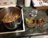 Foto del paso 5 de la receta Conejo en escabeche con verduras y frutos dulces