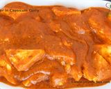 A picture of step 8 of Paneer In Capsicum Curry.