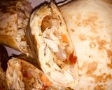 A picture of step 7 of Tortilla wrap.