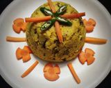 A picture of step 5 of Upma.